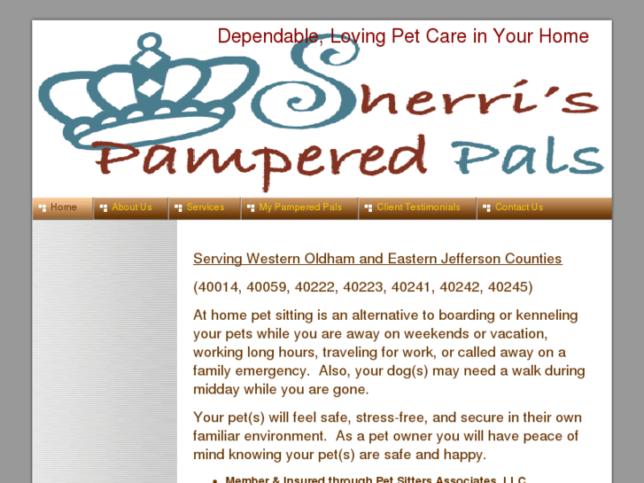 www.sherrispamperedpals.com