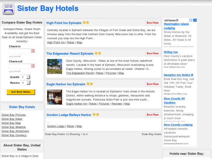 www.sisterbayhotels.com