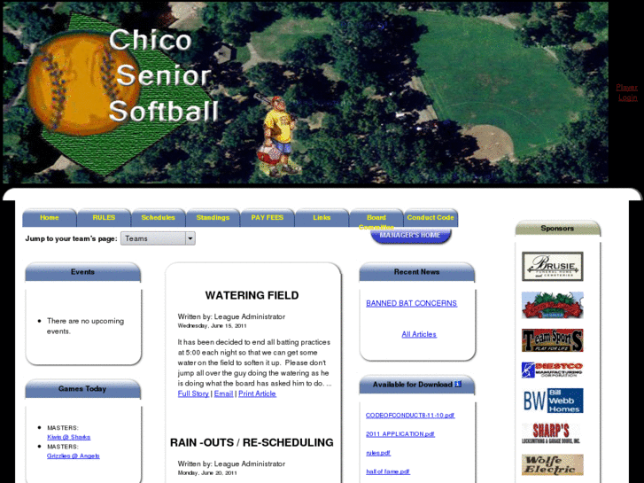 www.chicoseniorsoftball.com