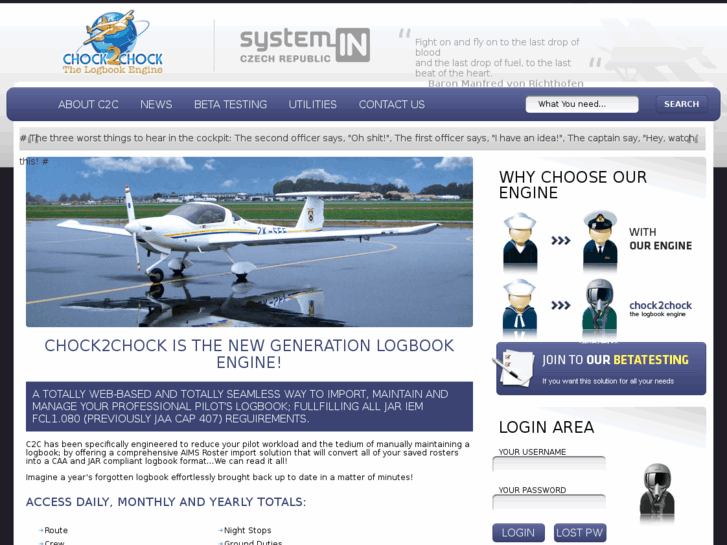 www.chock2chock-logbook.com