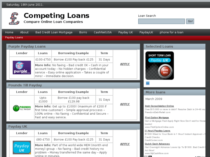 www.competingloans.net