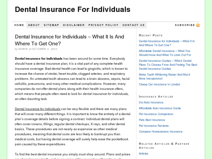 www.dental-insurance-for-individuals.org