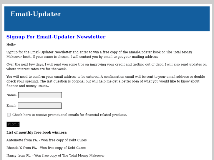 www.email-updater.info