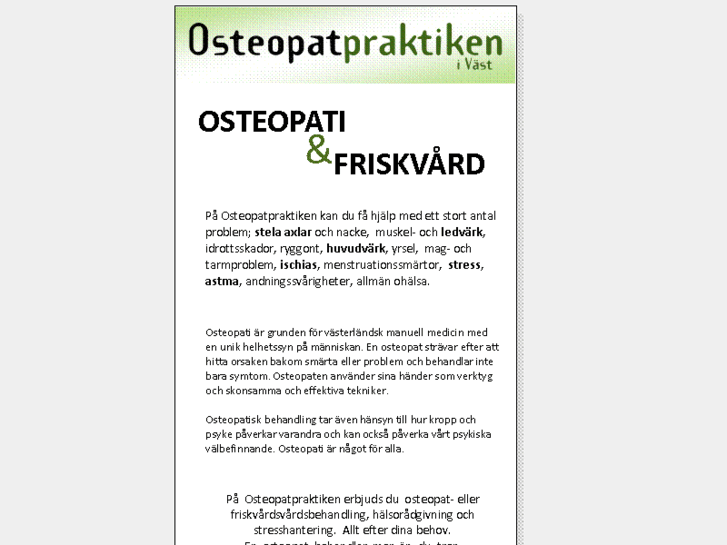 www.osteopatpraktikenivast.se