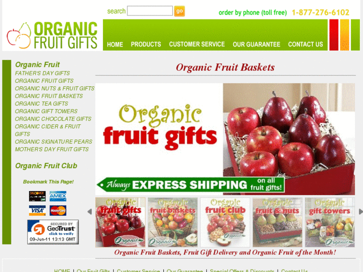 www.californiaorganicfruitbaskets.com