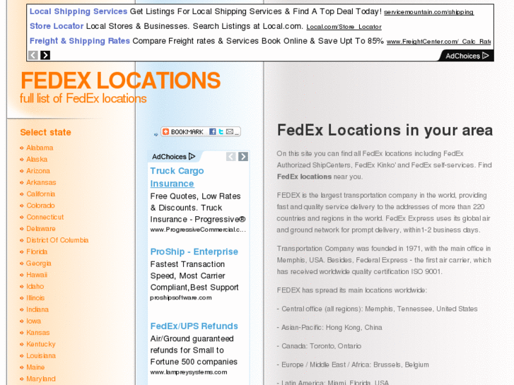 www.fedexlocations.net