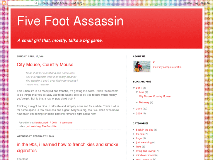 www.fivefootassassin.com