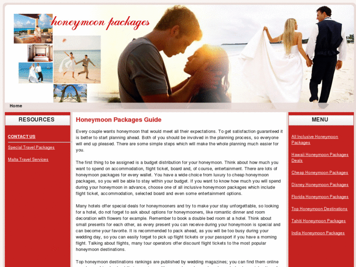 www.honeymoonpackagesview.com