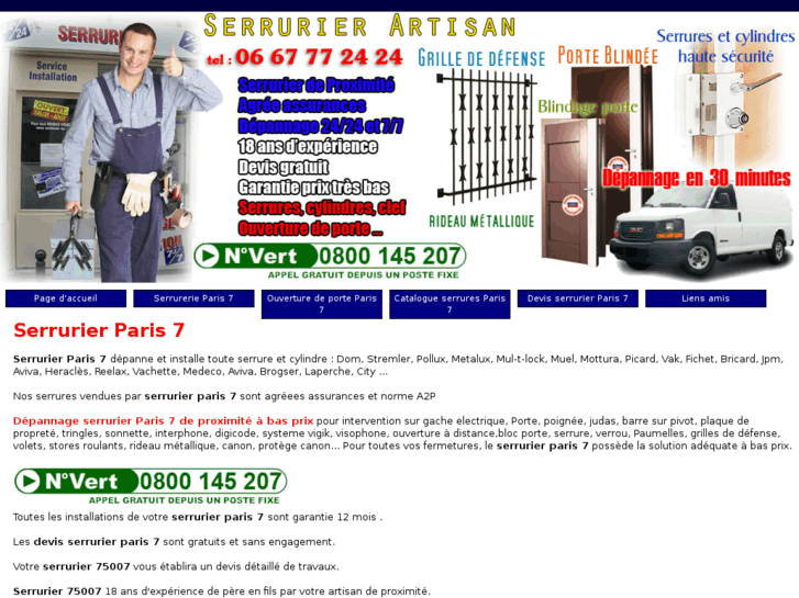 www.serruriersparis7.net