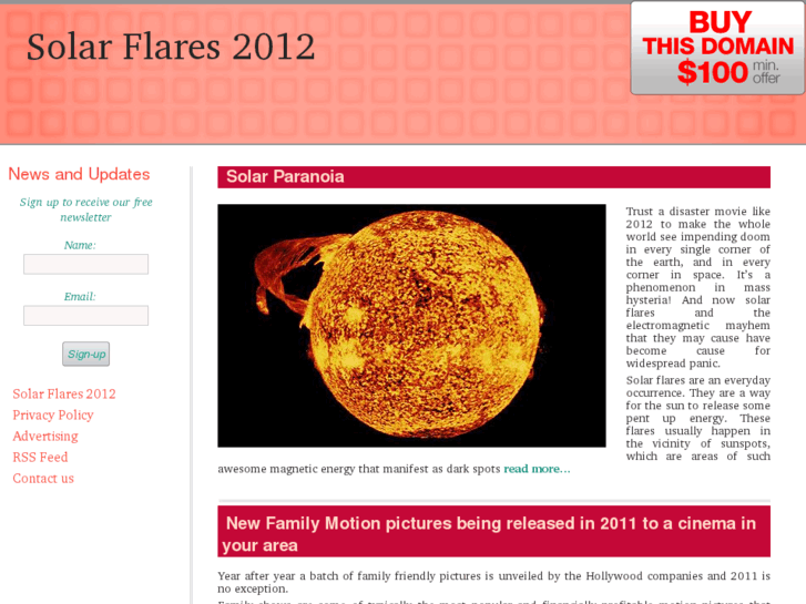 www.solarflares2012.org