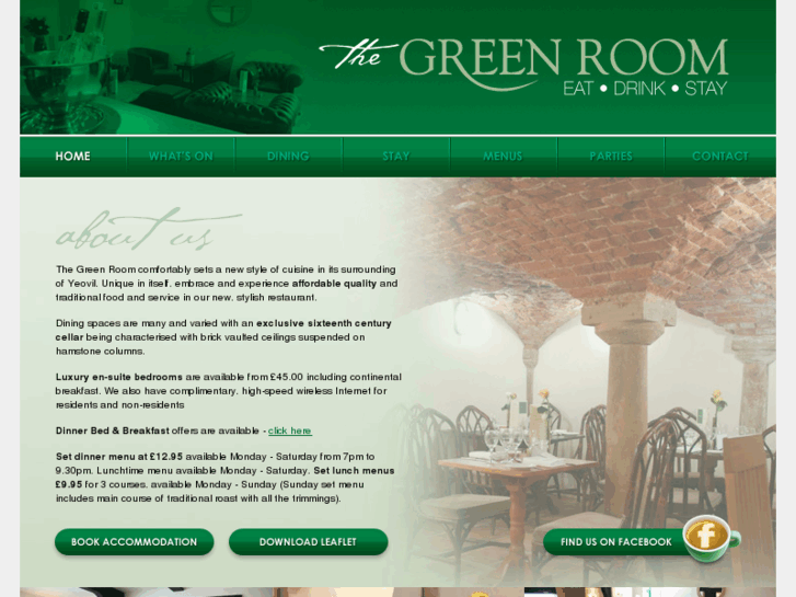 www.thegreenroominyeovil.com