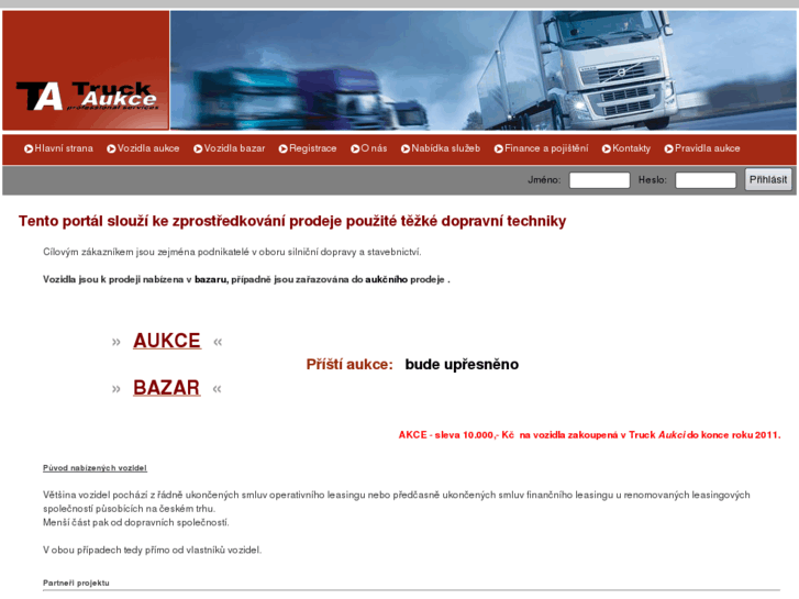 www.truck-aukce.cz