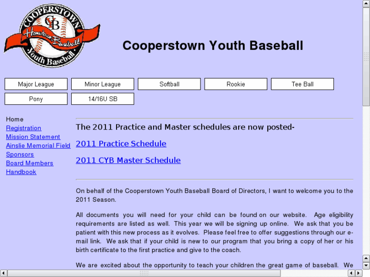 www.cooperstownyouthbaseball.org