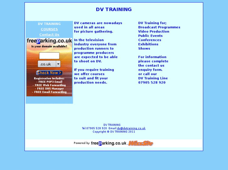 www.dvtraining.co.uk