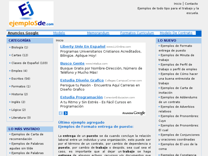 www.ejemplosde.com