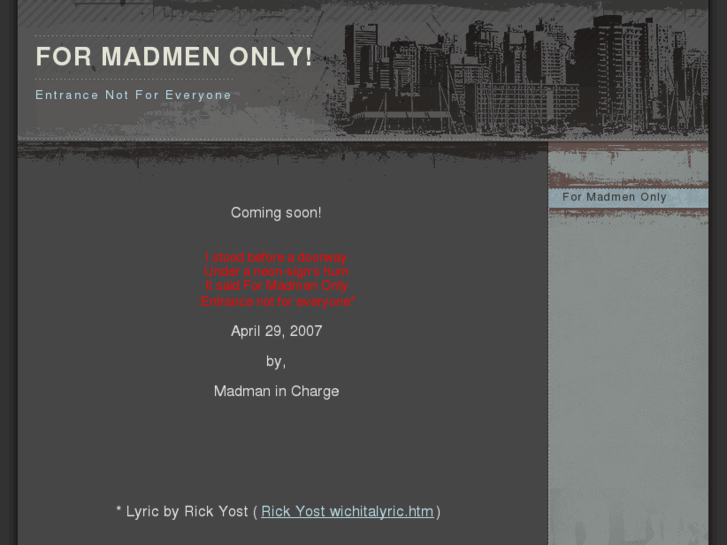 www.formadmenonly.com