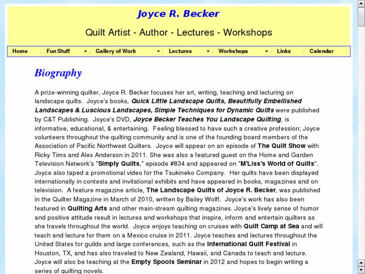 www.joycerbecker.com