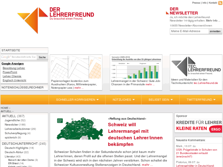 www.lehrerfreund.de