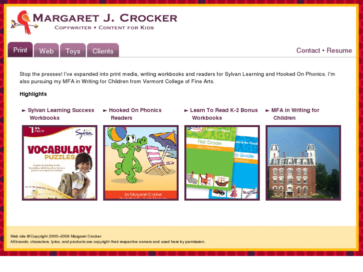 www.margaretcrocker.com