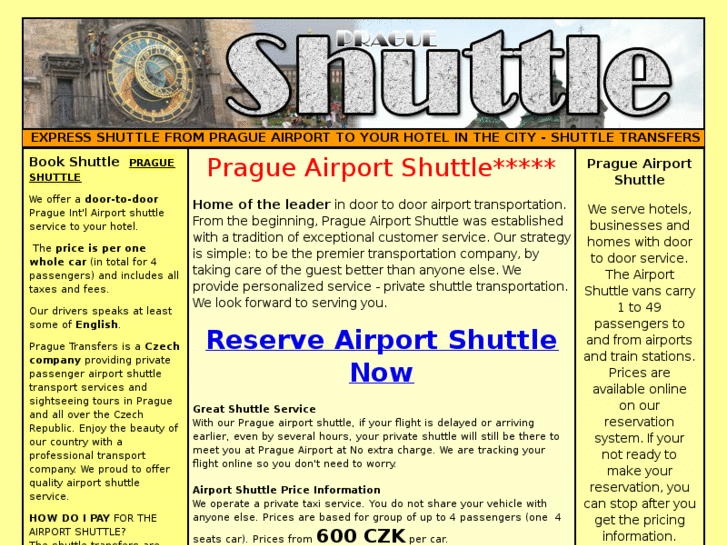 www.pragueairportshuttle.cz