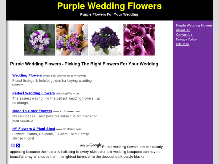 www.purpleweddingflowers.org