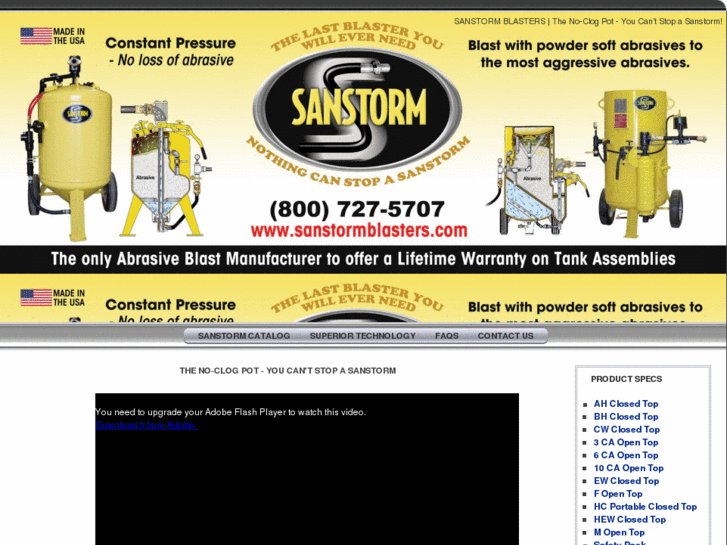 www.sanstormblasters.com