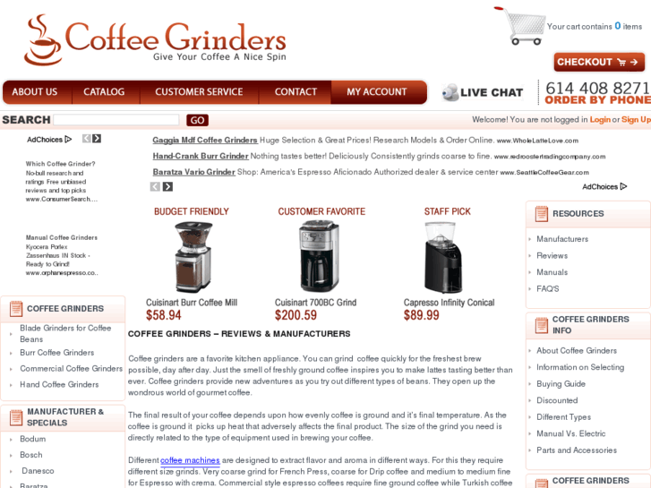 www.coffeegrinders.info