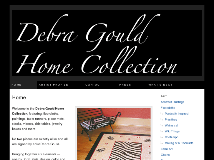 www.debragouldhomecollection.com