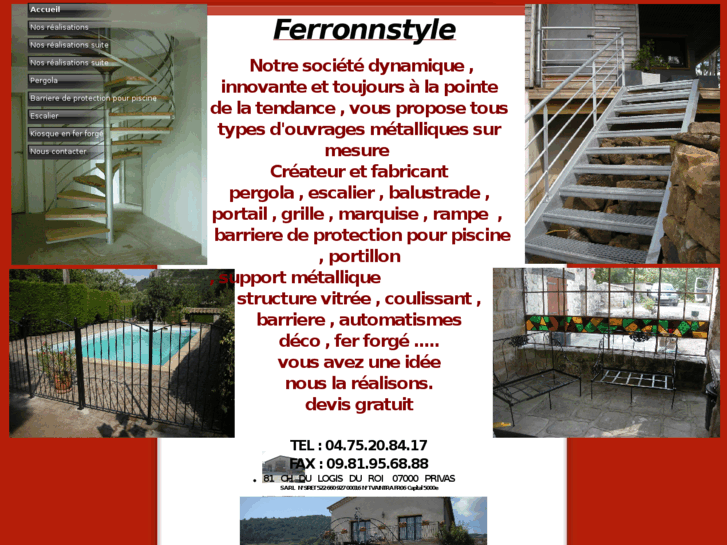 www.ferronnerie-ardeche.fr