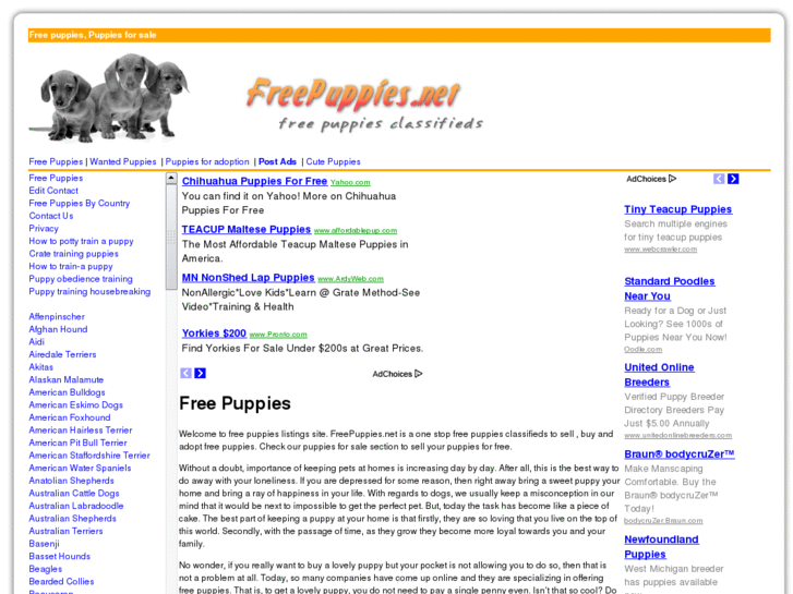 www.freepuppies.net