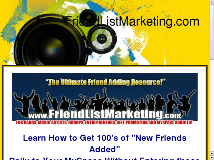 www.friendlistmarketing.com