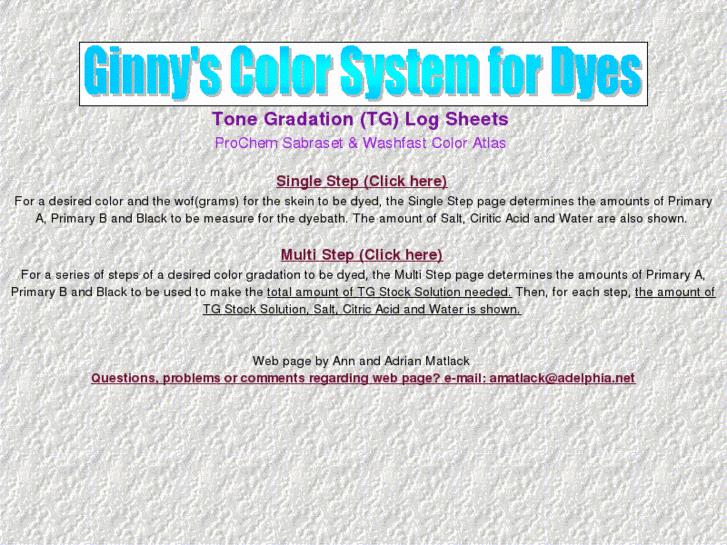 www.ginnyscolors.com