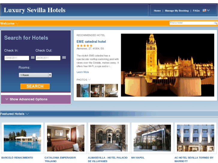 www.luxurysevillahotels.com