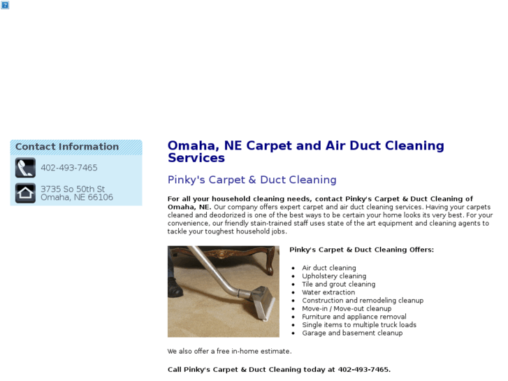 www.pinkyscarpetductcleaning.com