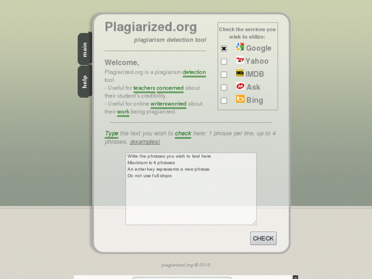 www.plagiarized.org