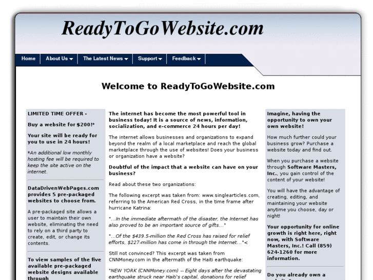 www.readytogowebsite.com