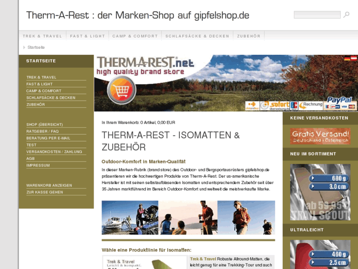 www.therm-a-rest.net