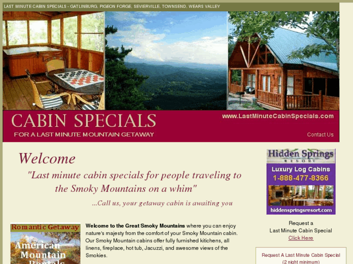 www.bestcabinspecials.com