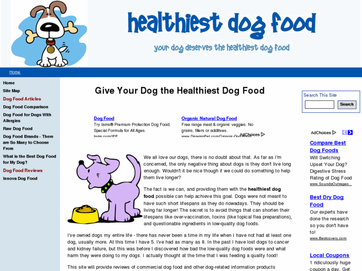 www.healthiest-dog-food.com