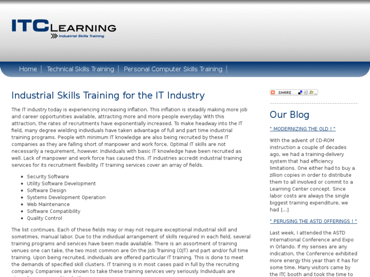 www.industrialtrainingskills.com