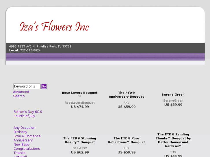 www.izasflowers.com