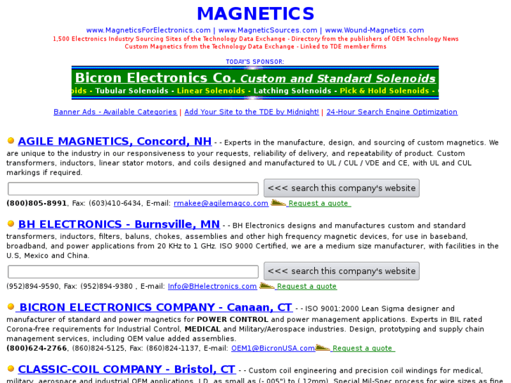 www.magneticsforelectronics.com