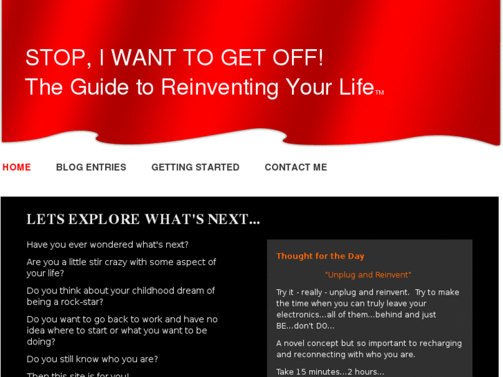 www.stopiwanttogetoff.com