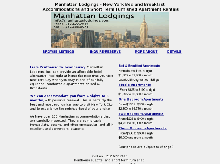 www.manhattanlodgings.com