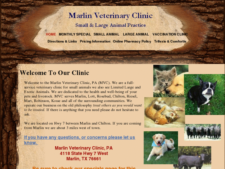 www.marlinvetclinic.com