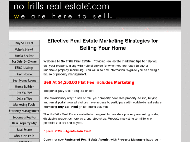 www.no-frills-real-estate.com