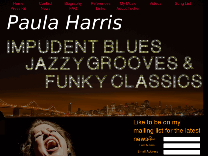 www.paulaharrismusic.com