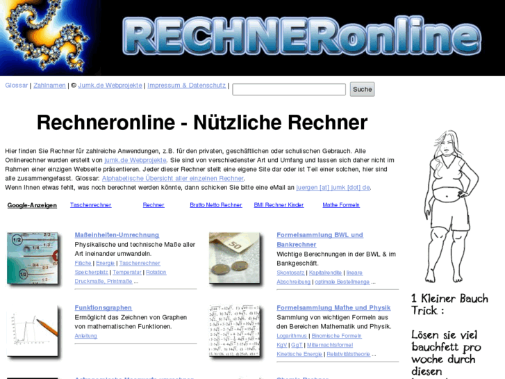 www.rechneronline.de