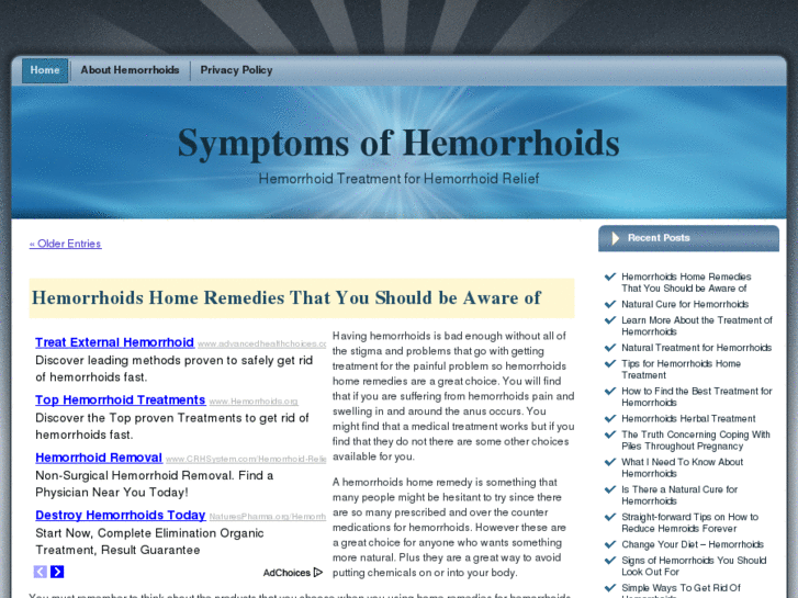 www.symptomsofhemorrhoids.com