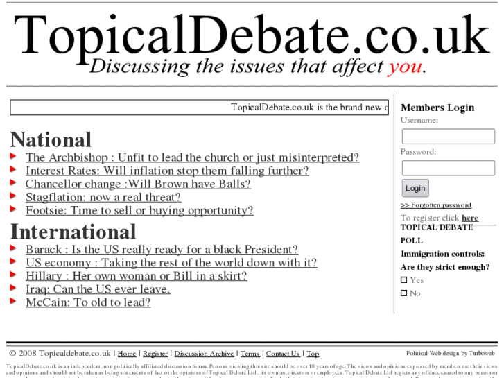 www.topicaldebate.co.uk